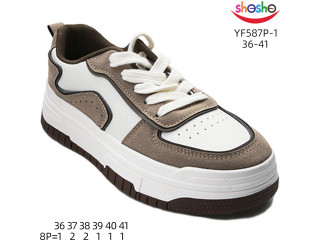 Кросівки дитячі ShoSho YF587P-1 khaki 36-41