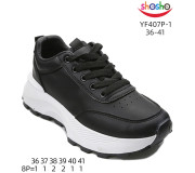 Кросівки дитячі ShoSho YF407P-1 black 36-41
