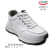 Кросівки дитячі ShoSho YF407P-1 white 36-41
