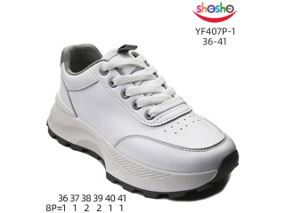 Кроссовки детские ShoSho YF407P-1 white 36-41