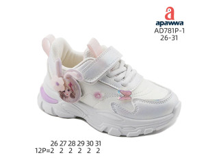 Кросівки дитячі  Apawwa AD781P-1 white 26-31