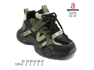 Кросівки дитячі  Apawwa G575 black-khaki 32-37
