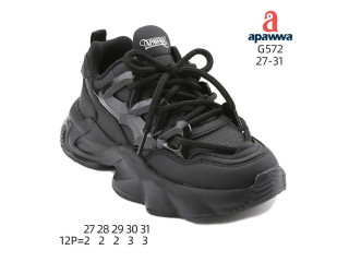 Кросівки дитячі  Apawwa G572 black 27-31
