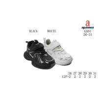 Кросівки дитячі  Apawwa G581 black 26-31