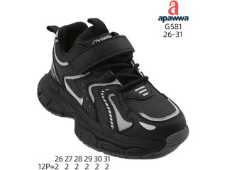 Кросівки дитячі  Apawwa G581 black 26-31