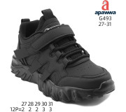 Кросівки дитячі  Apawwa G493 black 27-31