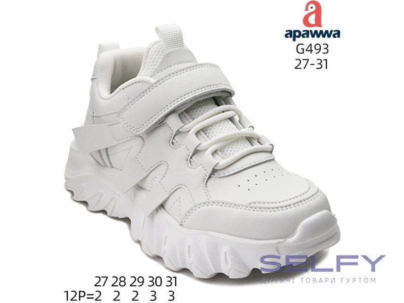 Кросівки дитячі  Apawwa G493 white 27-31, Фото 1