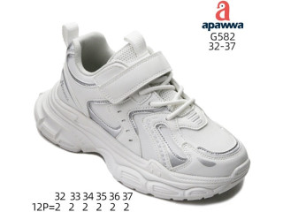 Кросівки дитячі  Apawwa G582 white 32-37