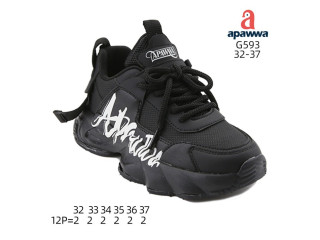 Кросівки дитячі  Apawwa G593 black 32-37