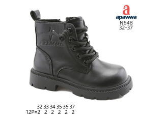 Черевики дитячі Apawwa N648 black 32-37