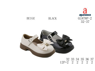 Туфлі дитячі Apawwa GL878P-2 black 32-37
