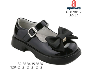 Туфлі дитячі Apawwa GL878P-2 black 32-37