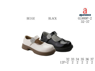 Туфлі дитячі Apawwa GL889P-2 black 32-37