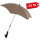 Парасоля для дитячої коляски FreeON,  brown
