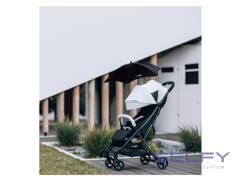 Парасоля для дитячої коляски FreeON, black, Фото 5