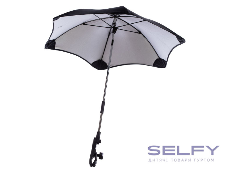 Зонтик для детской коляски FreeON, black, Фото 4