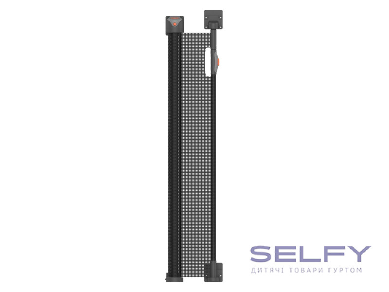 Захисний відкатний дверний бар`єр FreeON Sigma, black, Фото 1