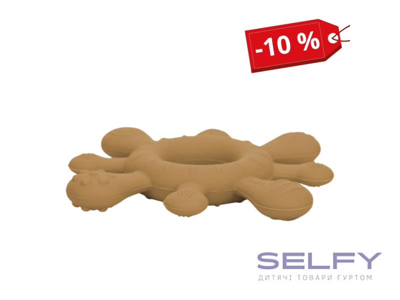 Прорезыватель FreeOn силиконовый, охра, Фото 1