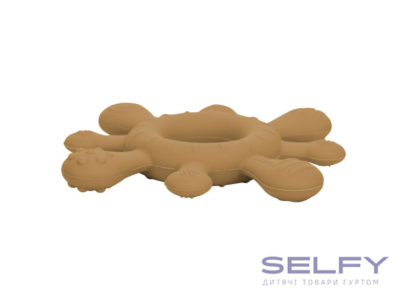 Прорезыватель FreeOn силиконовый, охра, Фото 1