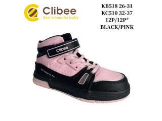 Кросівки дитячі Clibee KC510 black-pink 32-37