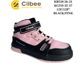 Хайтопи дитячі Clibee KC510 black-pink 32-37