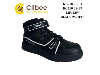 Кросівки дитячі Clibee KB518 black-white 26-31