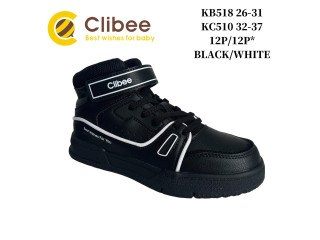 Хайтопи дитячі Clibee KC510 black-white 32-37