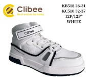 Хайтопы детские Clibee KB518 white 26-31