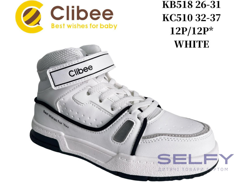Хайтопи дитячі Clibee KB518 white 26-31, Фото 1