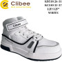 Хайтопи дитячі Clibee KC510 white 32-37 Хайтопи дитячі Clibee KC510 white 32-37