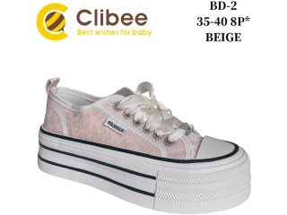 Кеди Clibee BD-2 beige 35-40