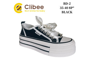 Кеди Clibee BD-2 black 35-40