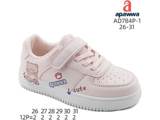Кроссовки детские Apawwa AD784P-1 pink 26-31
