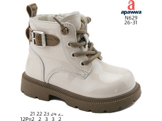 Ботинки детские Apawwa N629 beige 21-25