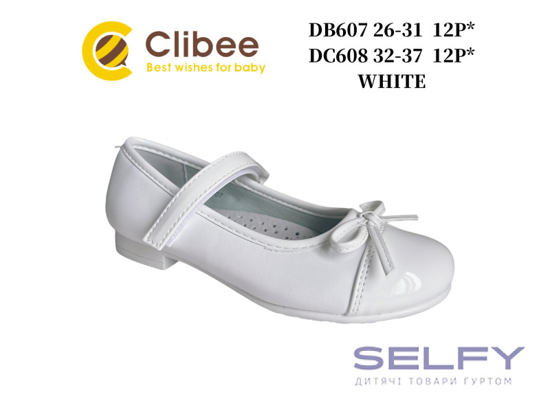 Туфлі Clibee DC608 white 32-37, Фото 1