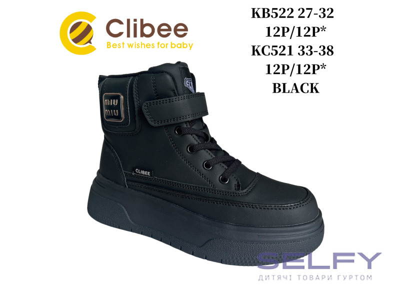 Черевики дитячі Clibee KB522 black 27-32, Фото 1