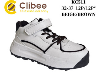 Кросівки дитячі Clibee KC511 beige-brown 32-37