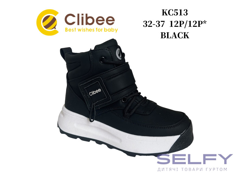 Черевики дитячі Clibee KC513 black 32-37, Фото 1