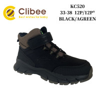 Черевики дитячі Clibee KC520 black-agreen 33-38