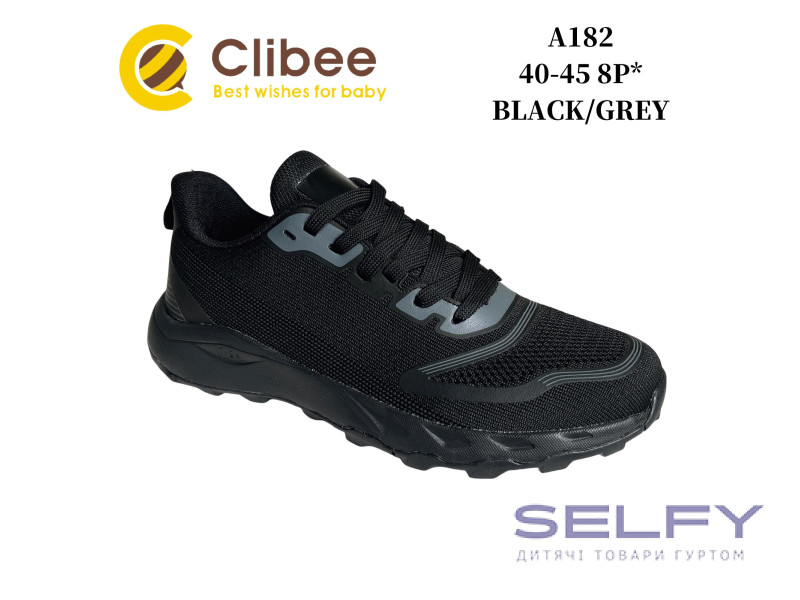 Кросівки Clibee A182 black-grey 40-45, Фото 1