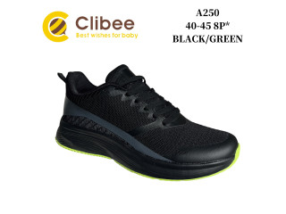 Кросівки Clibee A250 black-green 40-45