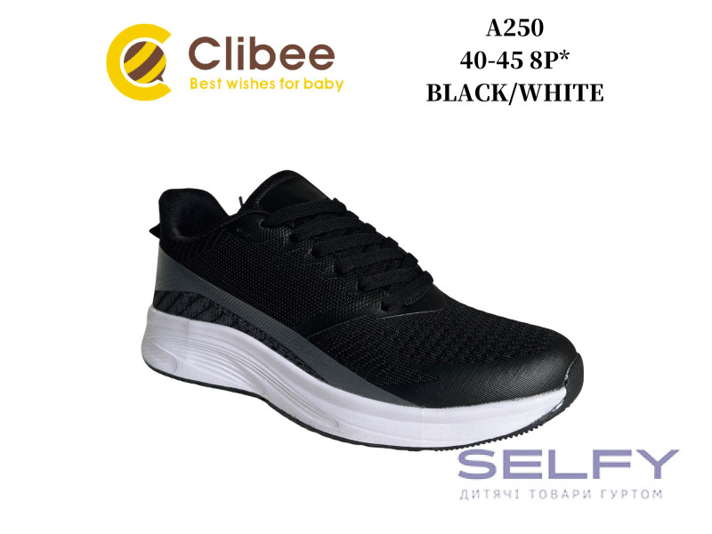 Кросівки Clibee A250 black-white 40-45, Фото 1