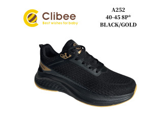 Кросівки Clibee A252 black-gold 40-45