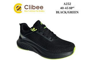 Кросівки Clibee A252 black-green 40-45