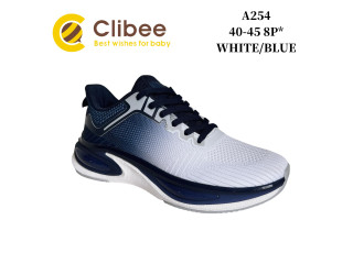 Кросівки Clibee A254 white-blue 40-45