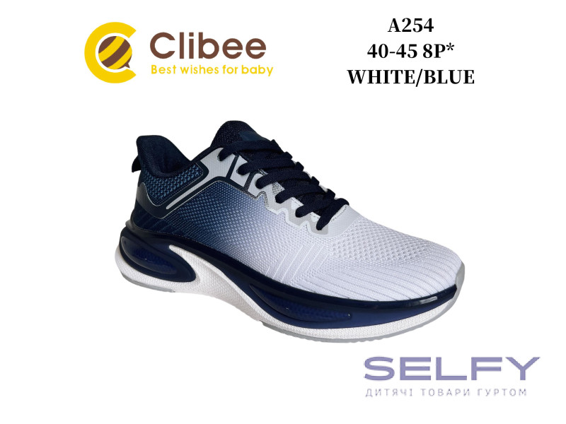 Кросівки Clibee A254 white-blue 40-45, Фото 1