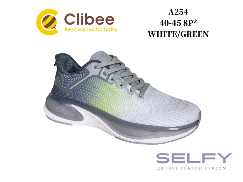 Кросівки Clibee A254 white-green 40-45, Фото 1