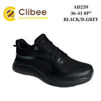 Кросівки Clibee A254 black-d.grey 36-41