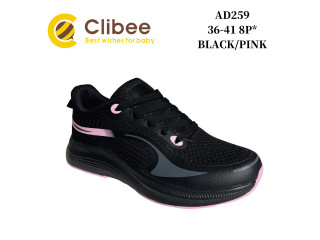 Кросівки Clibee A254 black-pink 36-41