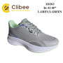 Кросівки Clibee AD262 l.grey-l.green 36-41